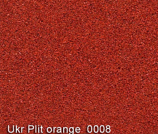 Травмобезпечна гумова плитка 12 мм. помаранчева 0008