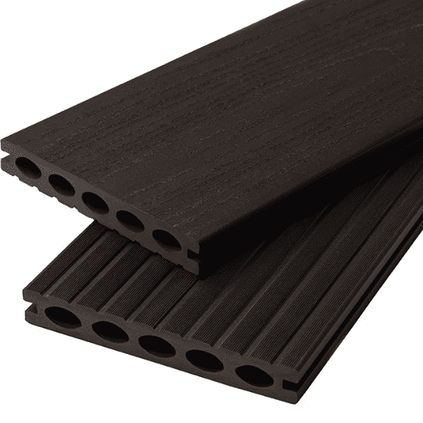 Терасна дошка POLYROOT Series М Chocolate, 150*21*2400 мм 2D