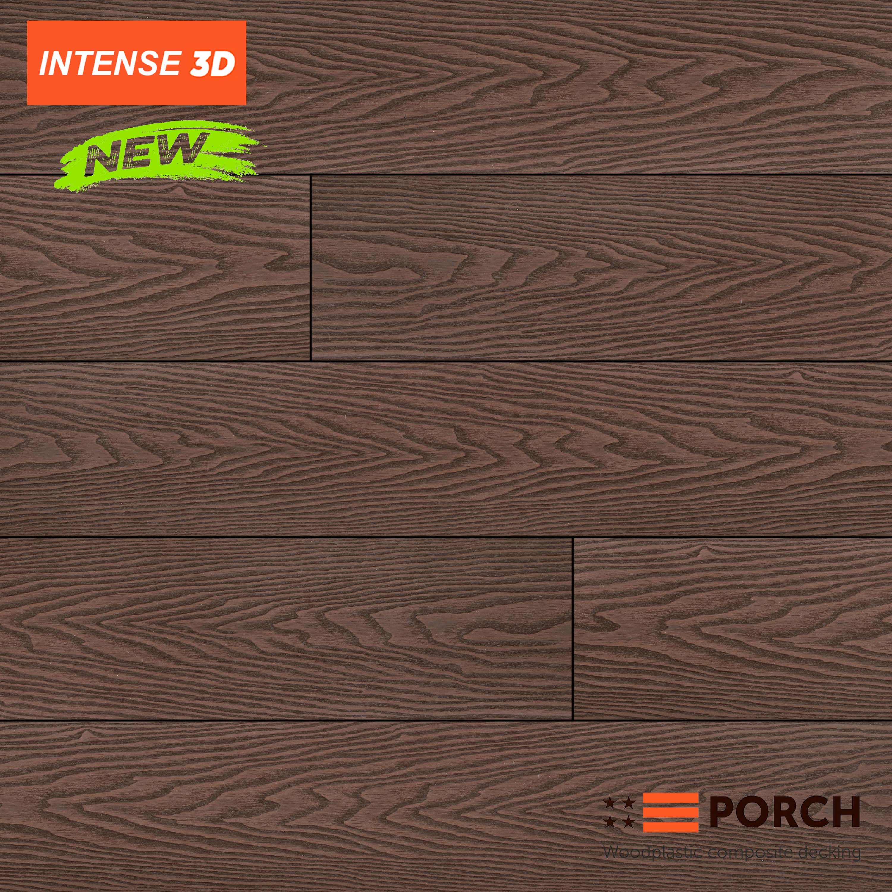 Терасна дошка Porch Intense Moca Brown 3D