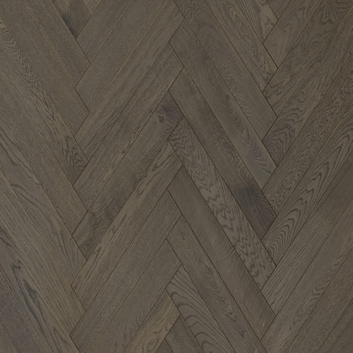Паркетна дошка EstaParket Англійська Ялинка Дуб BC Lava Grey 14005