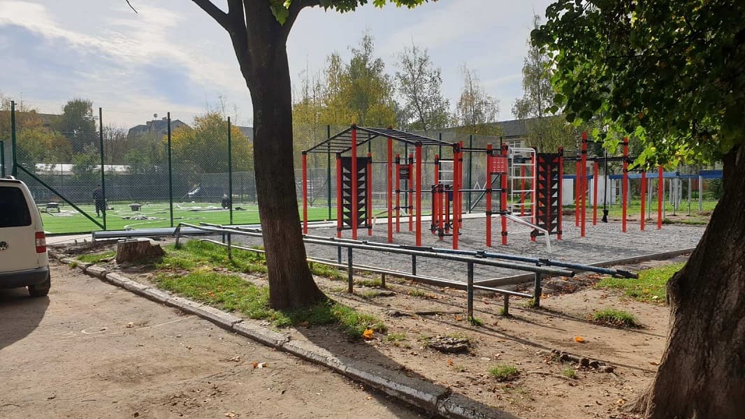 Гумова плитка для спормайданчика, м. Чернівці
