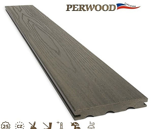 Террасная доска Perwood Grand Massive Серый камень